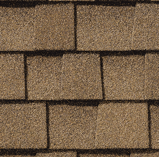 Weathered wood asphalt shingle sample