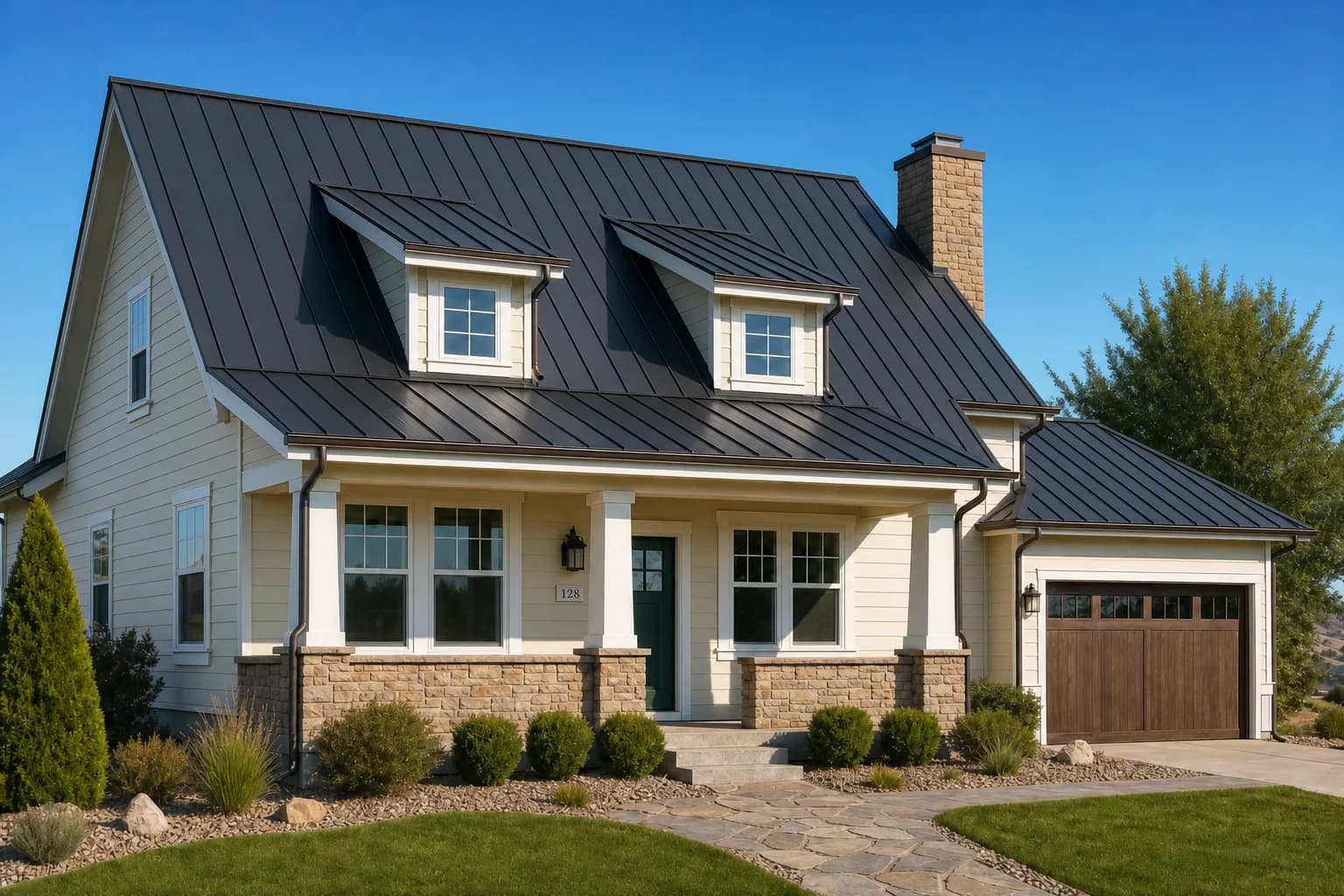 Standing Seam, Front Elevation