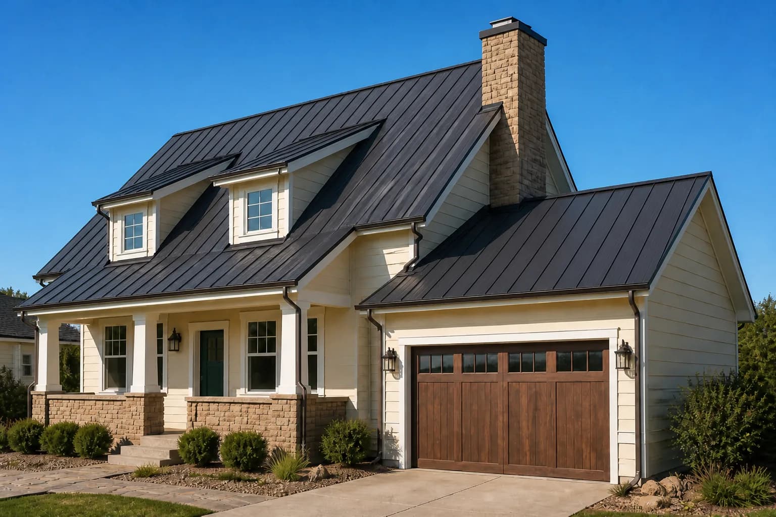 Standing Seam, Garage Side