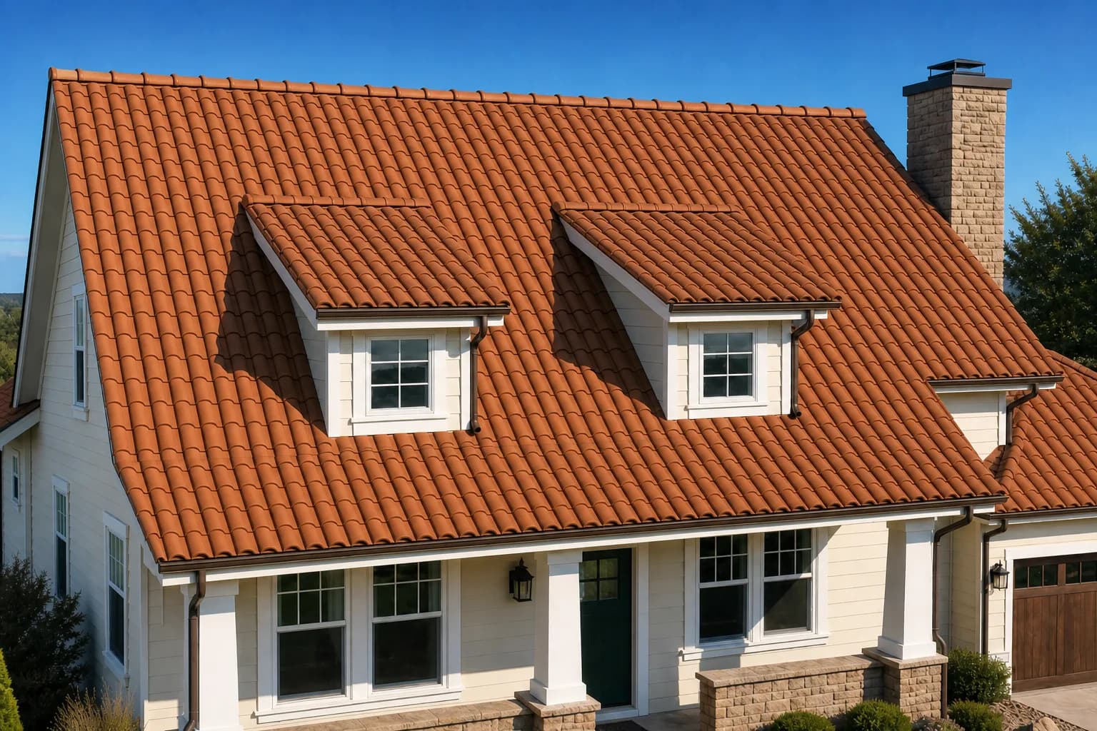 Concrete / Clay Tile, Roof Close
